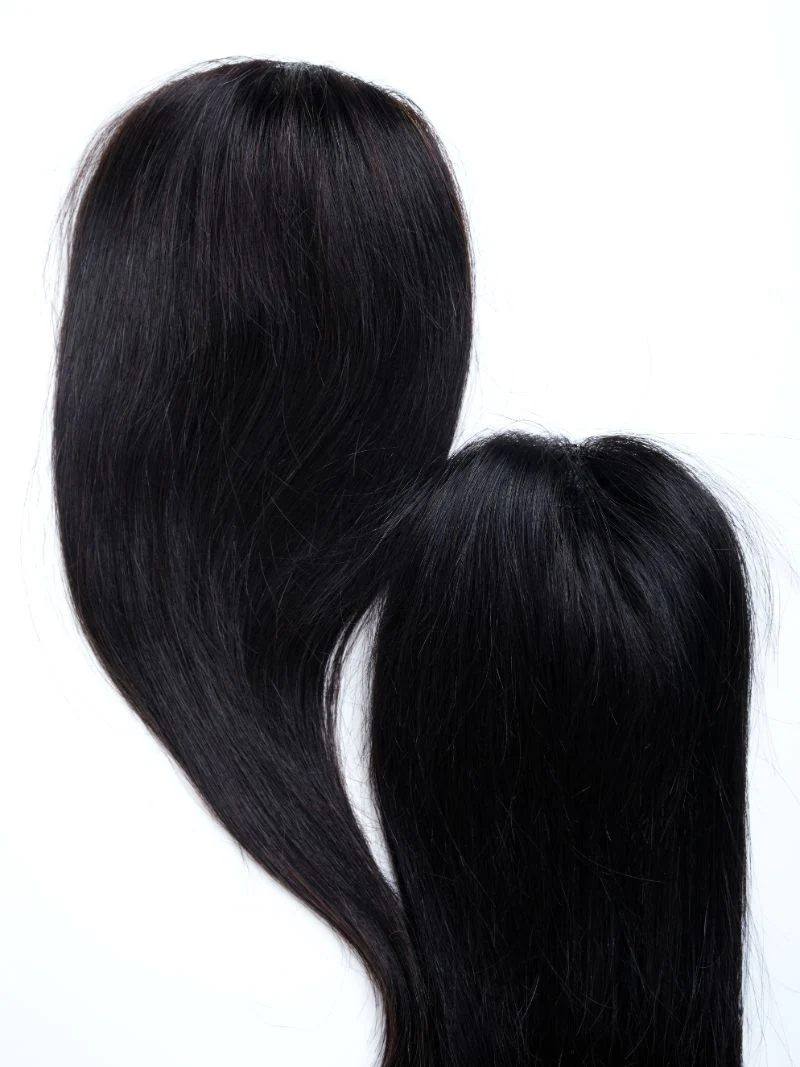 Backcombed hair topper – 14-16 inch- Lace Base – 4×4 | Nish Hair - Image 14