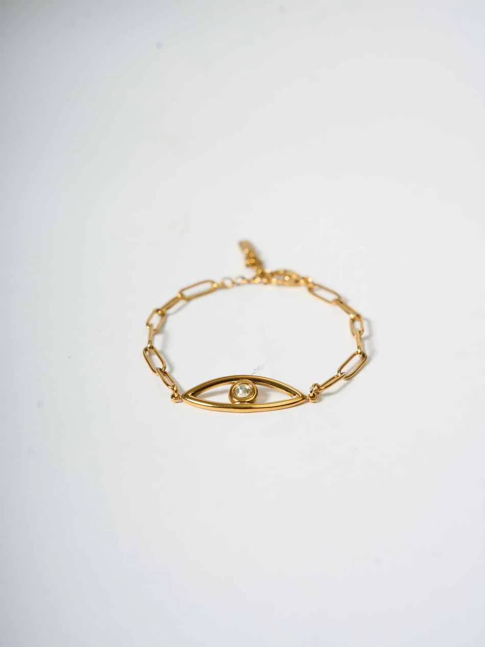 Dainty Evil Eye Bracelet - Image 2