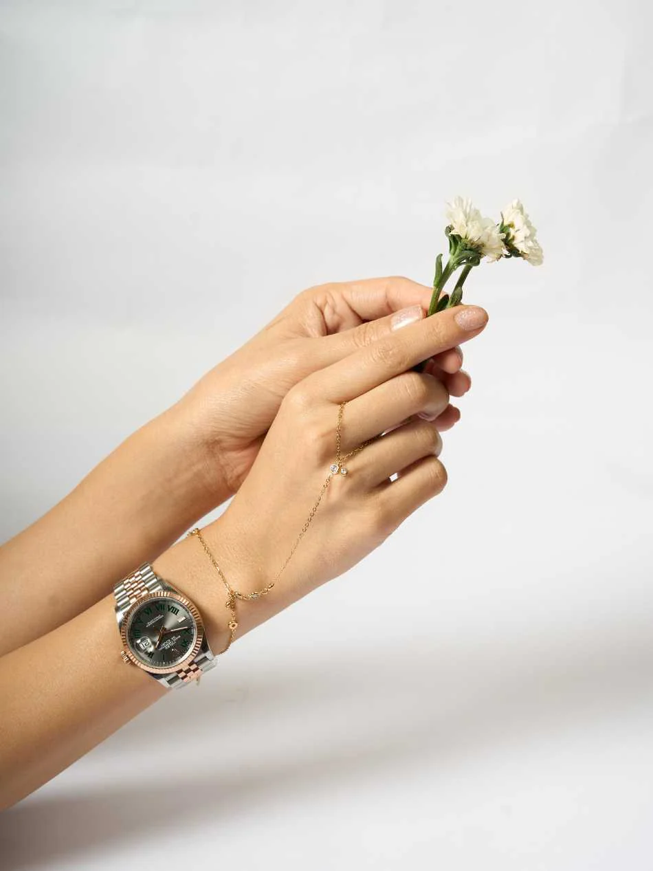 Dainty Hand Harness | Nish Hair X Evil Eye Jewel - Image 3