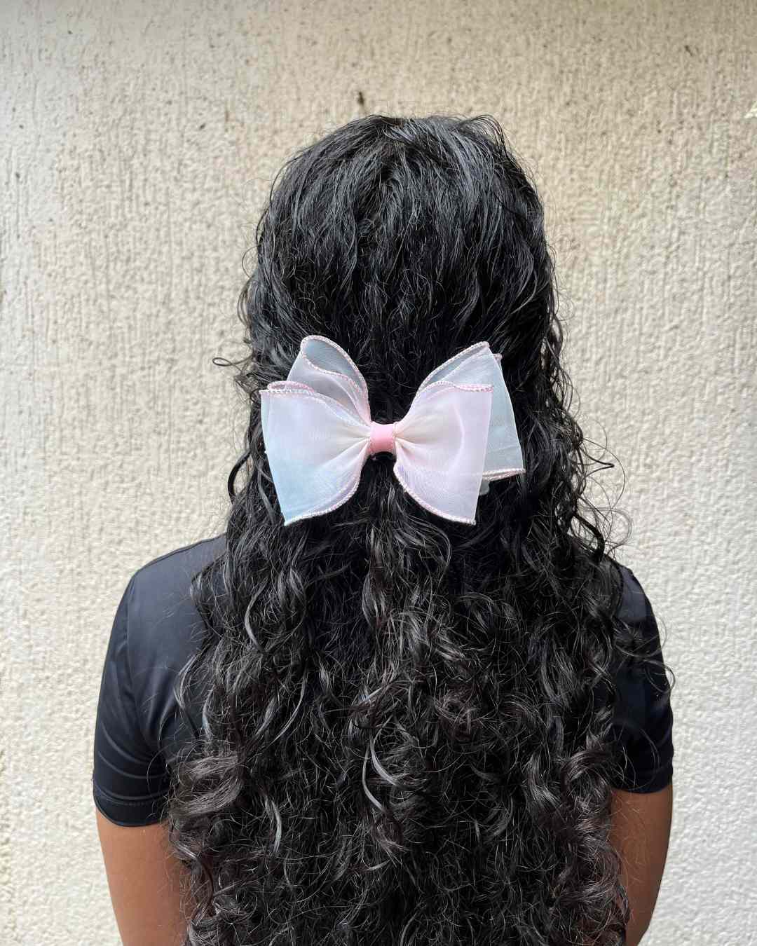 Dual Shaded Organza Bow | Nish Hair - Image 3