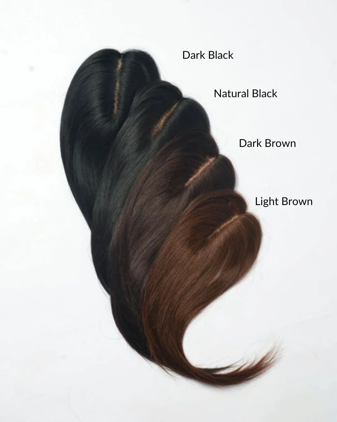 Scalp Line Hair Topper – 1.5 x 5inch – Silk Base - Image 14