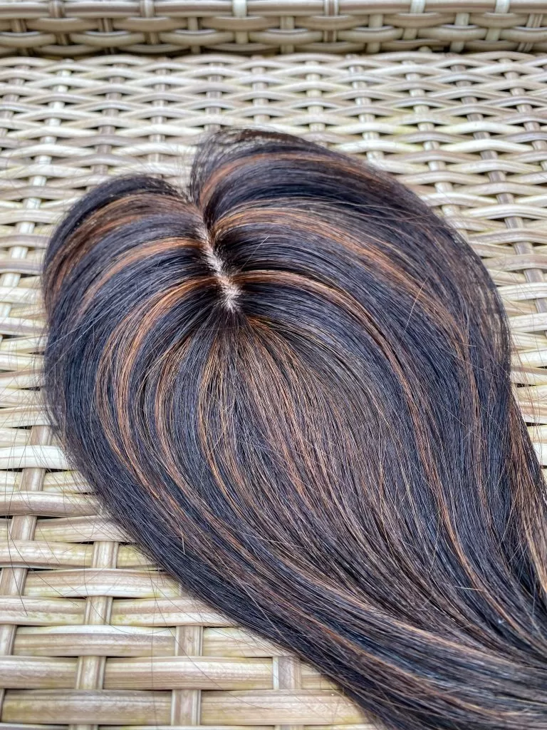 Scalp Line Hair Topper – 1.5 x 5inch – Silk Base - Image 6