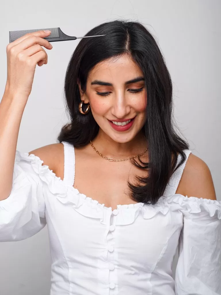 Side Bangs / Bald Patch Hair | Nish Hair - Image 7