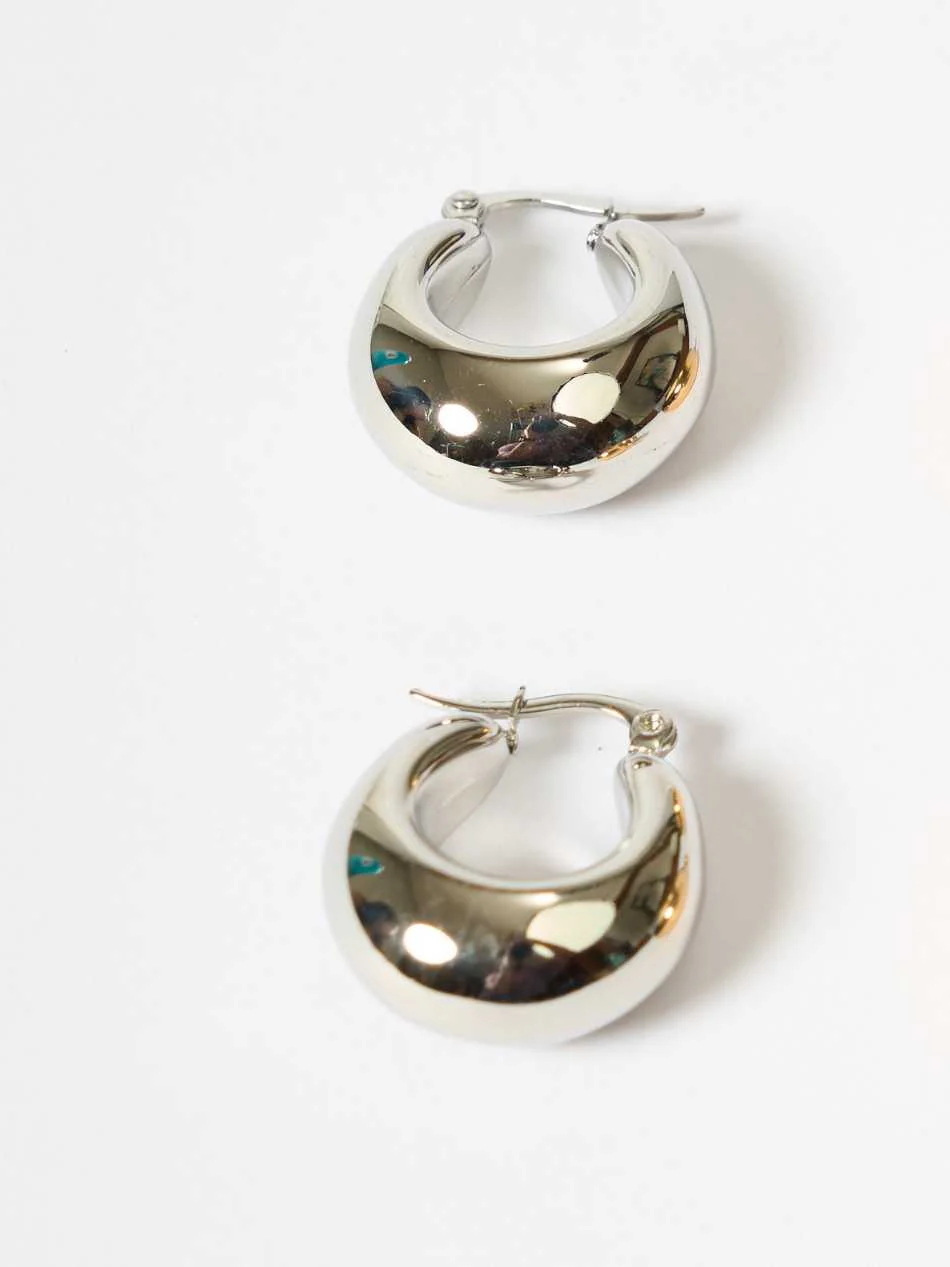 Sidra Hoops | Small Hoops -  Evil Eye Jewel - Image 3