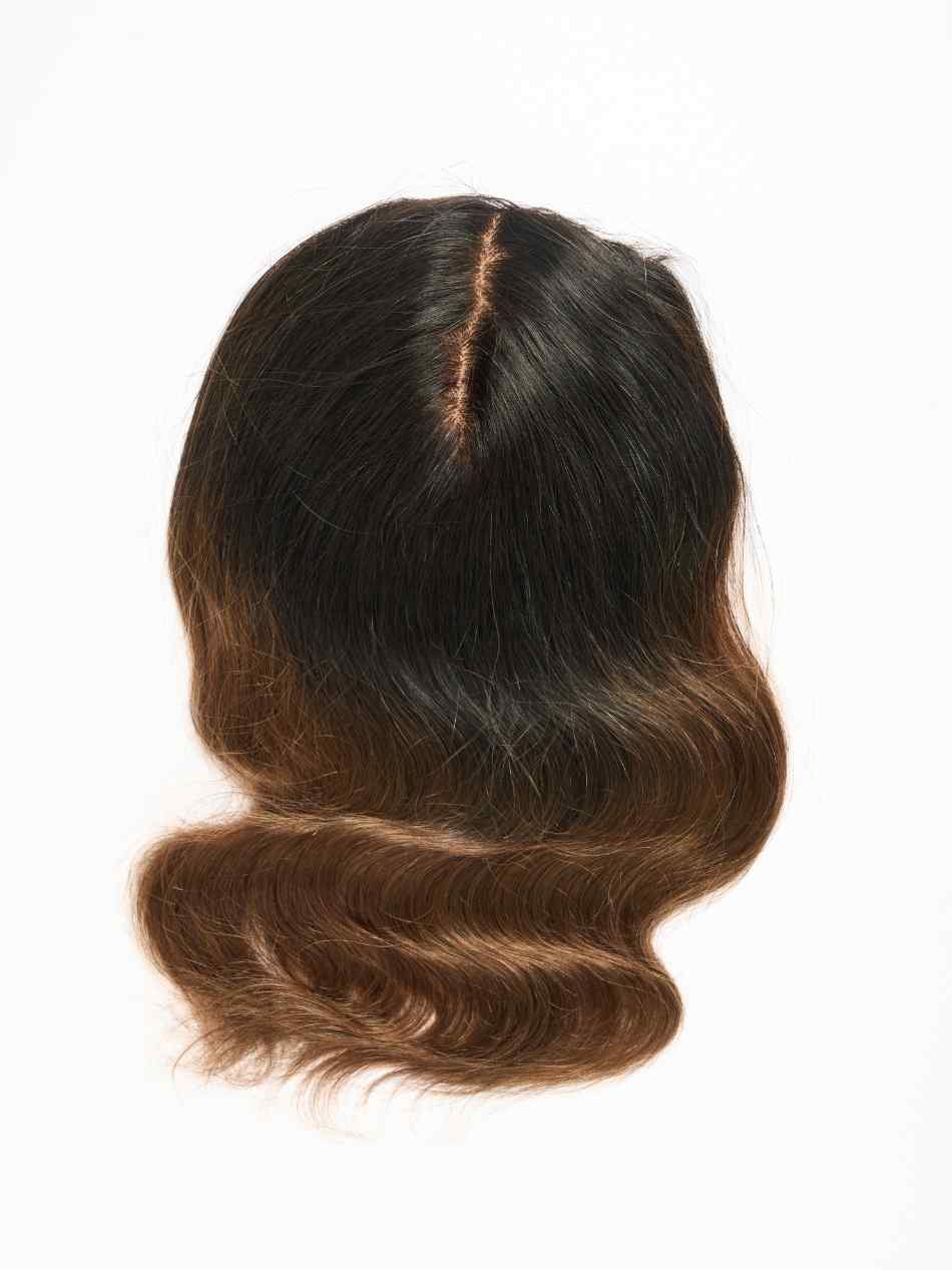 Silk top wefted Short Hair Topper| 5.5 x 6 inch Base - Image 5