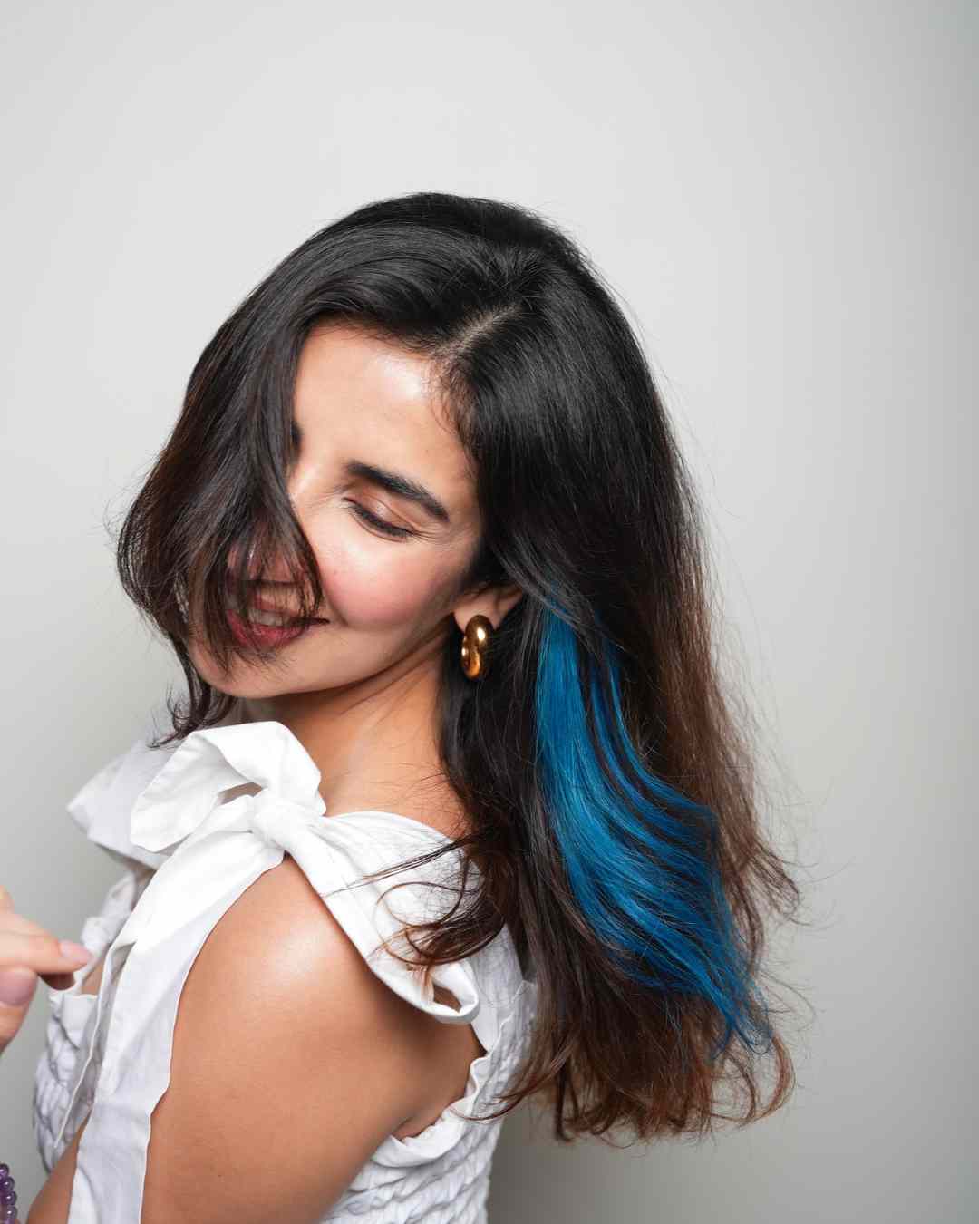 Teal Blue – #Strandout Coloured clip-In Hair| Nish Hair - Image 4