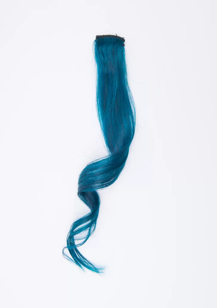 Teal Blue – #Strandout Coloured clip-In Hair| Nish Hair - Image 7